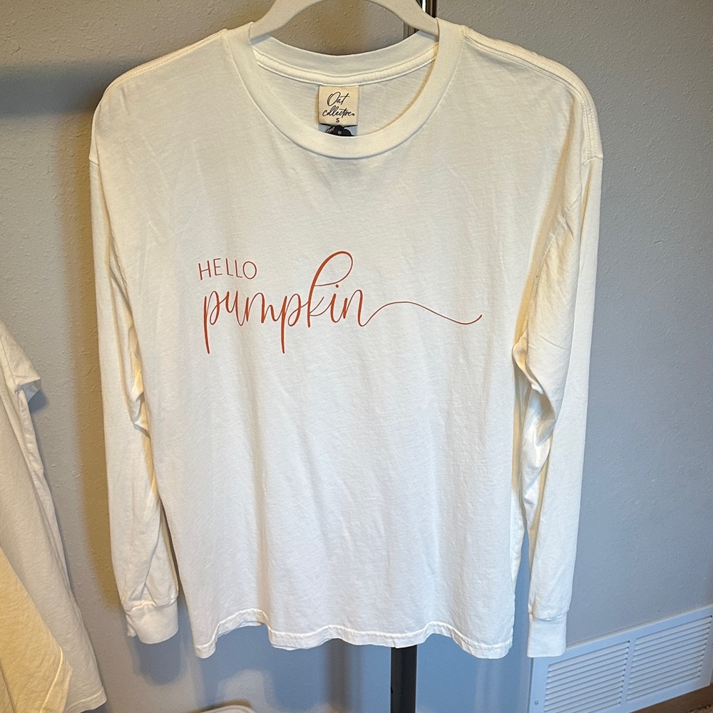 Hello Pumpkin Long Sleeve Shirt
